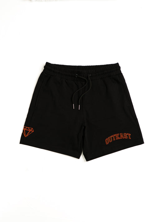 Icon Shorts Black/Orange